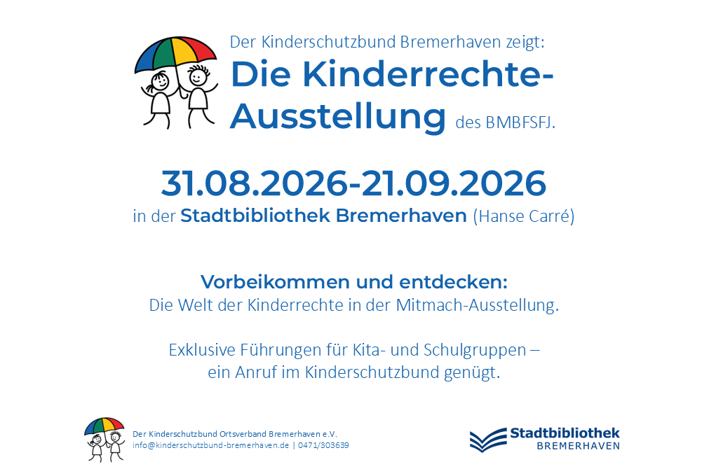 Die Kinderrechte-Ausstellung 2026 in Bremerhaven